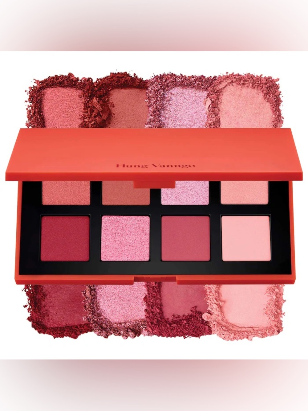 New Hung Vanngo Color Story Eyeshadow Palette Rebellious Red & Pink